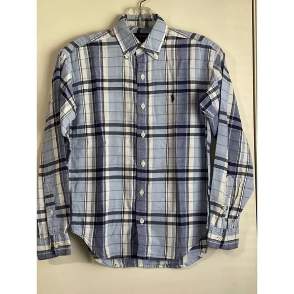 Boy's Ralph Lauren & Chaps Long Sleeve Shirts Size Small 8-10 - Picture 3 of 5